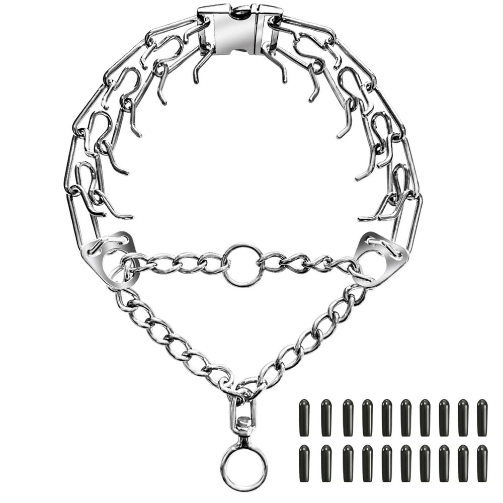 UPDOPEF collar with quick-release buckle for fast leash attachment