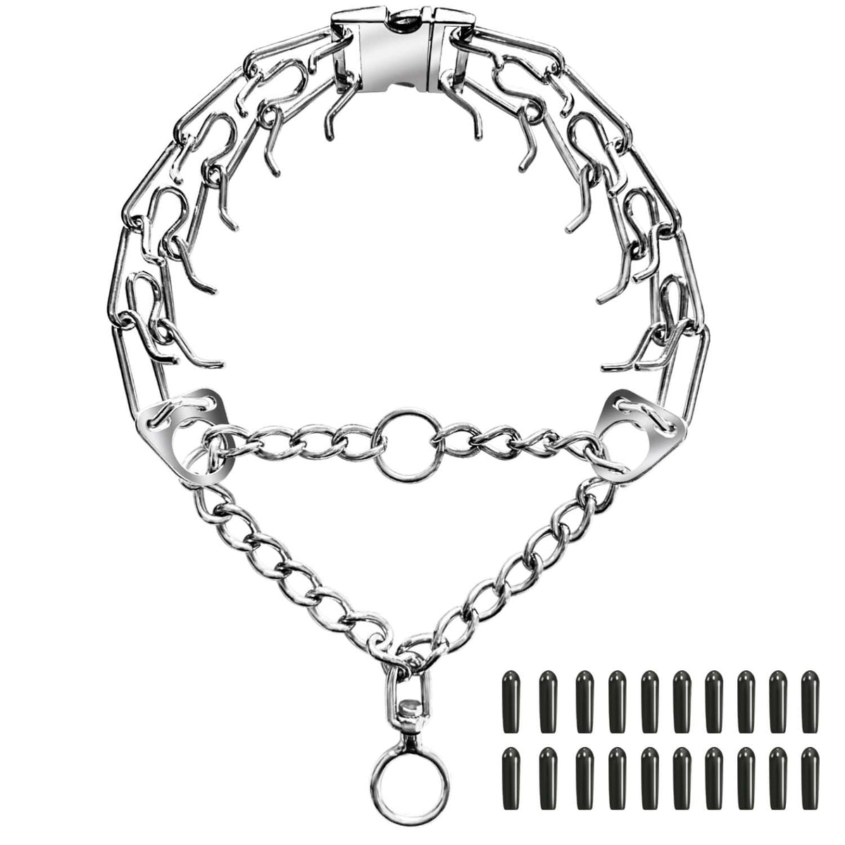 UPDOPEF collar with quick-release buckle for fast leash attachment