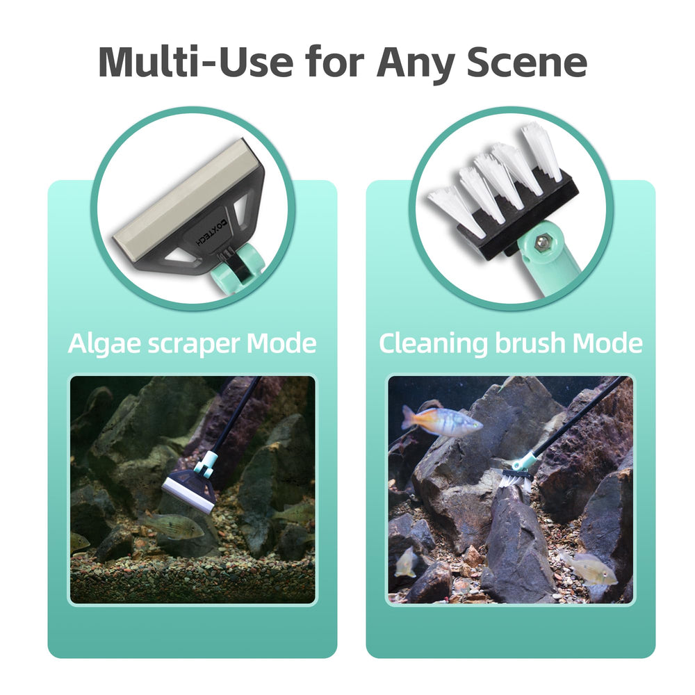 UPETTOOLS rod handle with non-slip grip for comfortable cleaning.