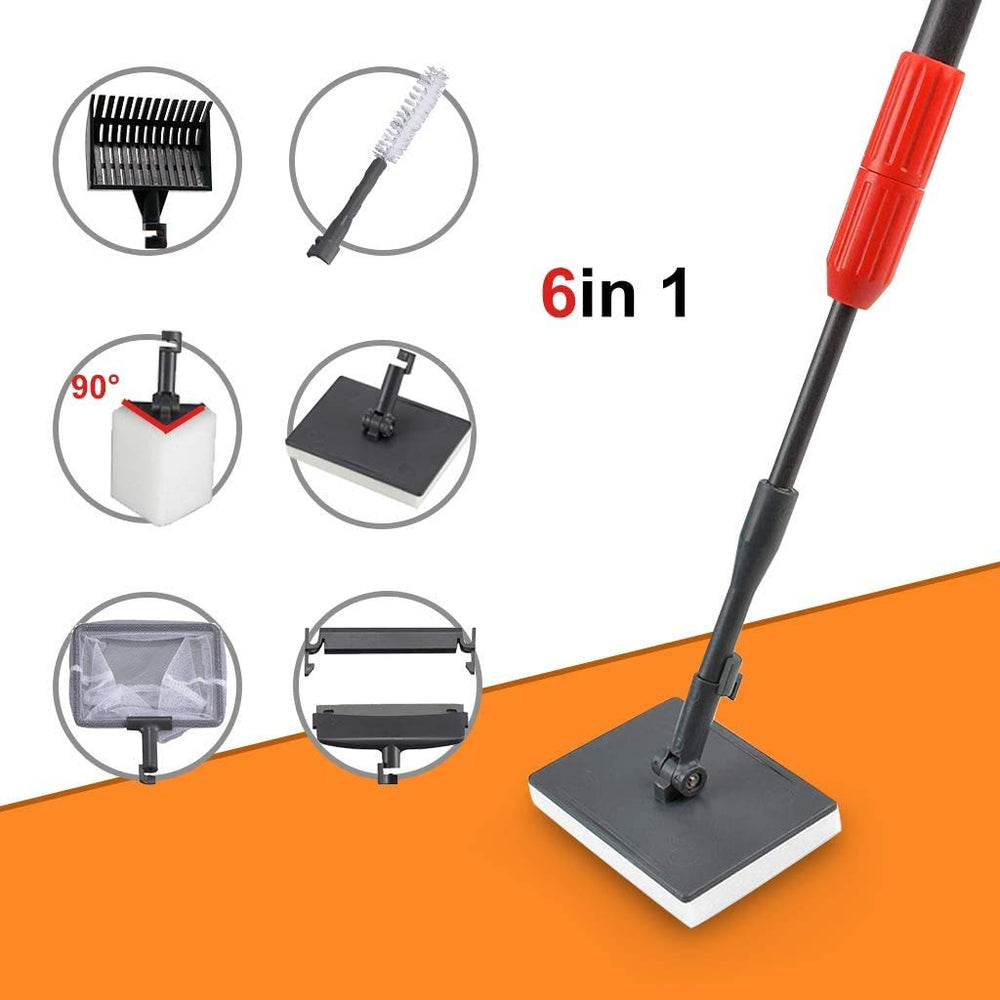 UPETTOOLS Aquarium Clean Tool compact-storage design keeps tools organized.