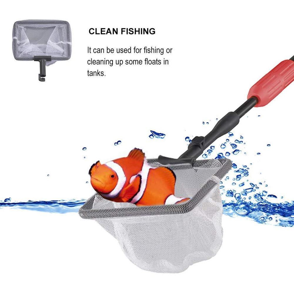 UPETTOOLS Aquarium Clean Tool durable ABS plastic offers long-lasting, rust-free operation.