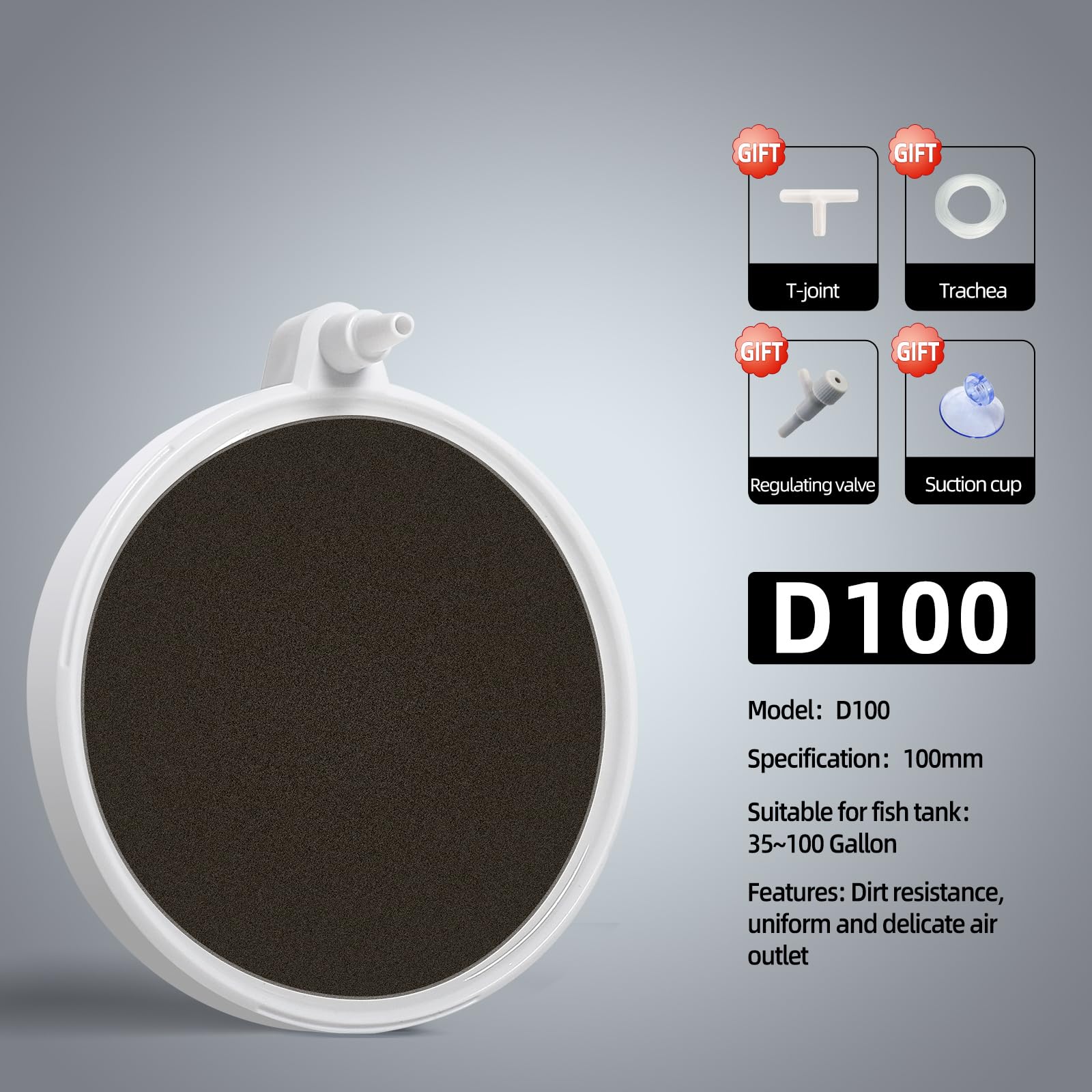 UPETTOOLS nano air diffuser 4inch dense bubbles for efficient aeration