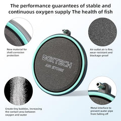 UPETTOOLS ultra-fine bubbles create a dense bubble curtain ideal for planted and shrimp tanks.