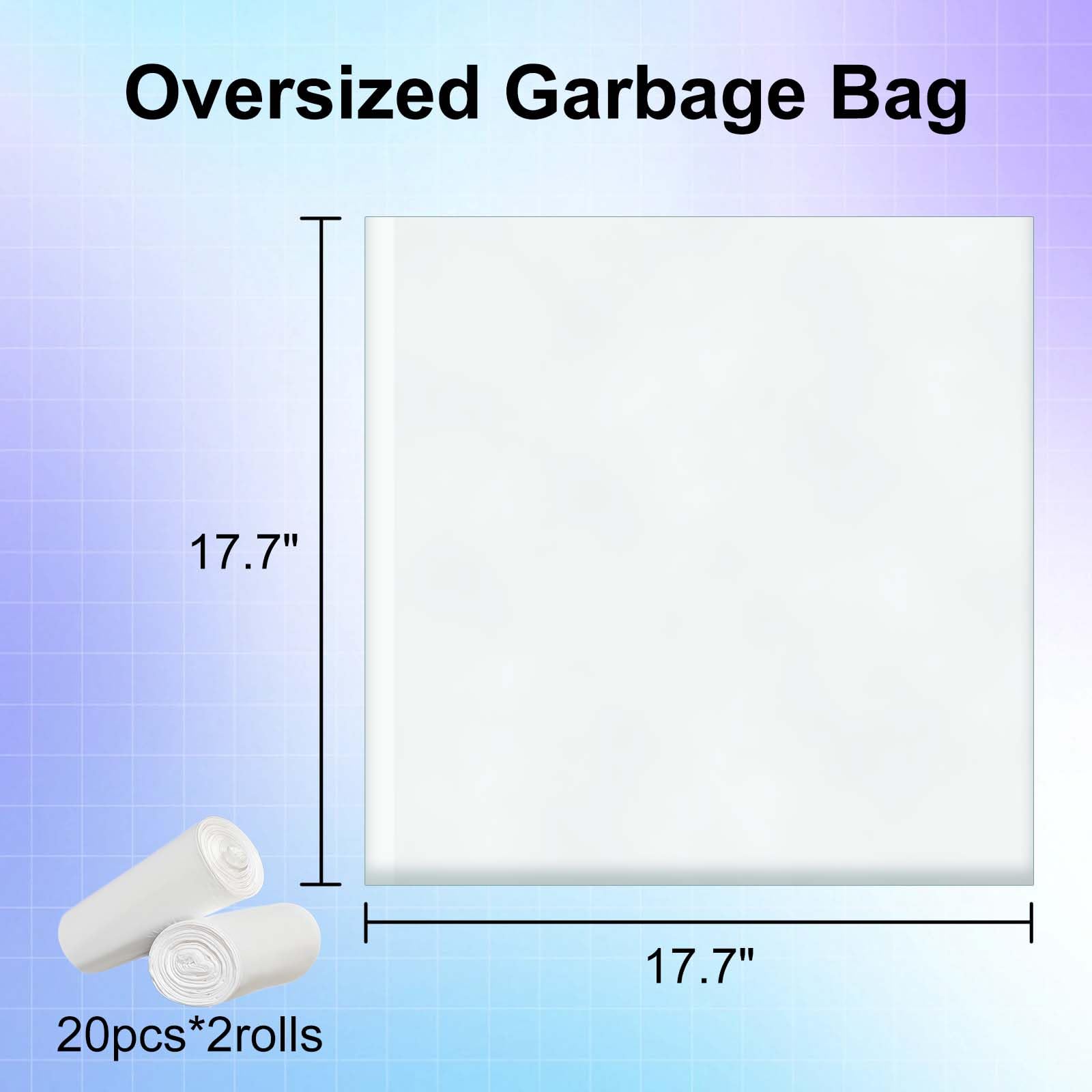 UPFAS kitchen bin liner for mess-free disposal.