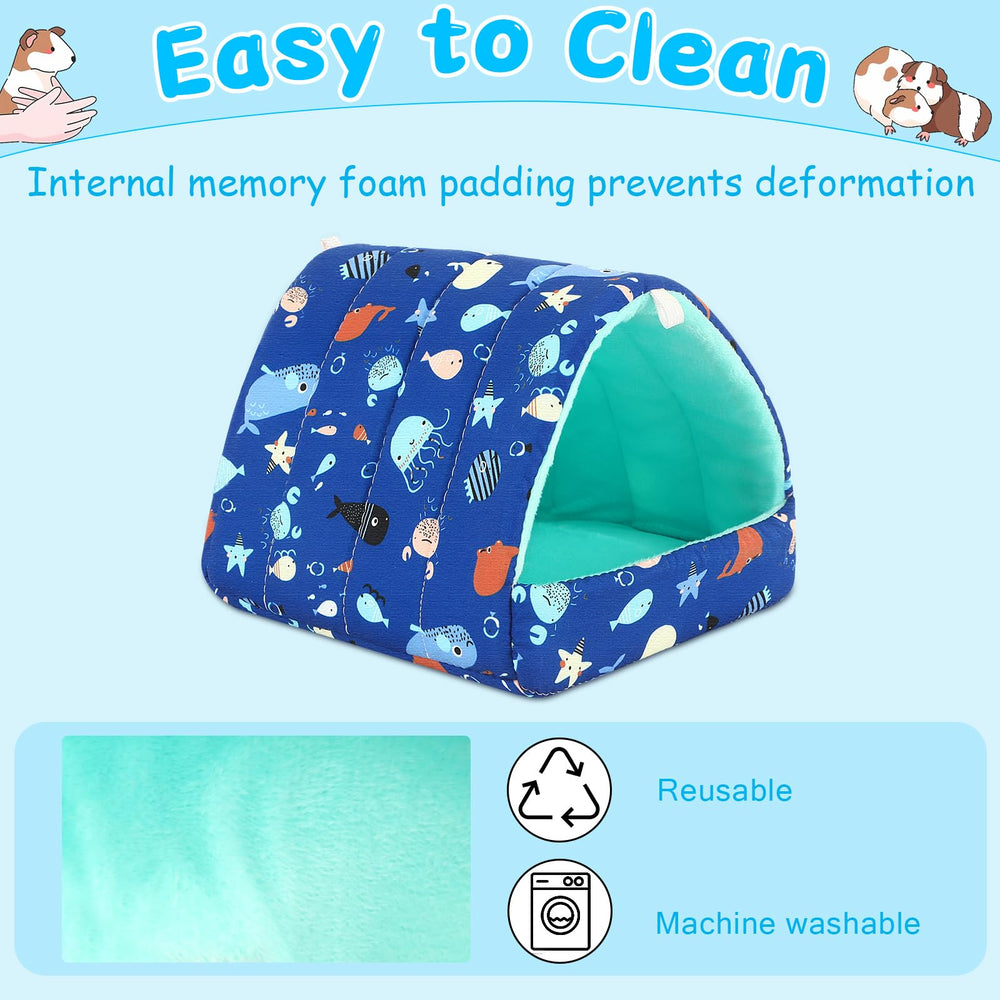 UPINS guinea pig bed house compact size suits hamsters and rats.