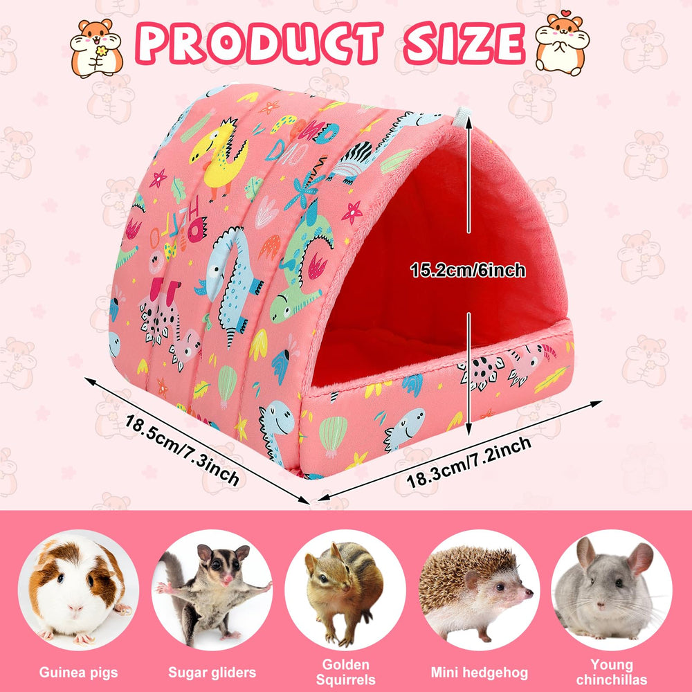 UPINS Guinea Pig Bed interior with pee pad emphasizes easy cleaning and comfort