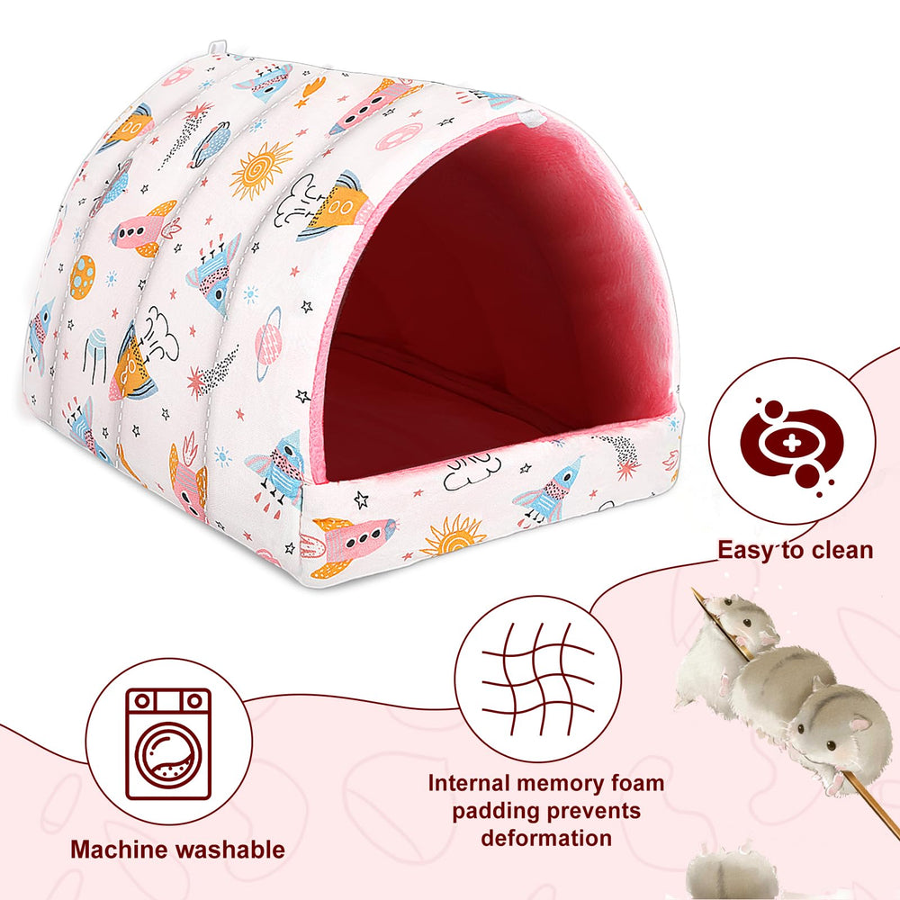 UPINS Guinea Pig Bed is machine washable for easy cleanup after adventures