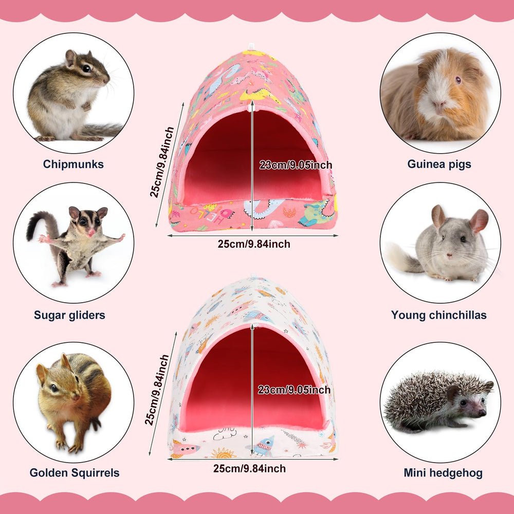 UPINS Guinea Pig Bed with non-slip bottom keeps nest in place during play