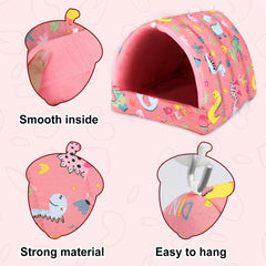 UPINS Guinea Pig Bed uses ultra-soft fabric for cozy naps