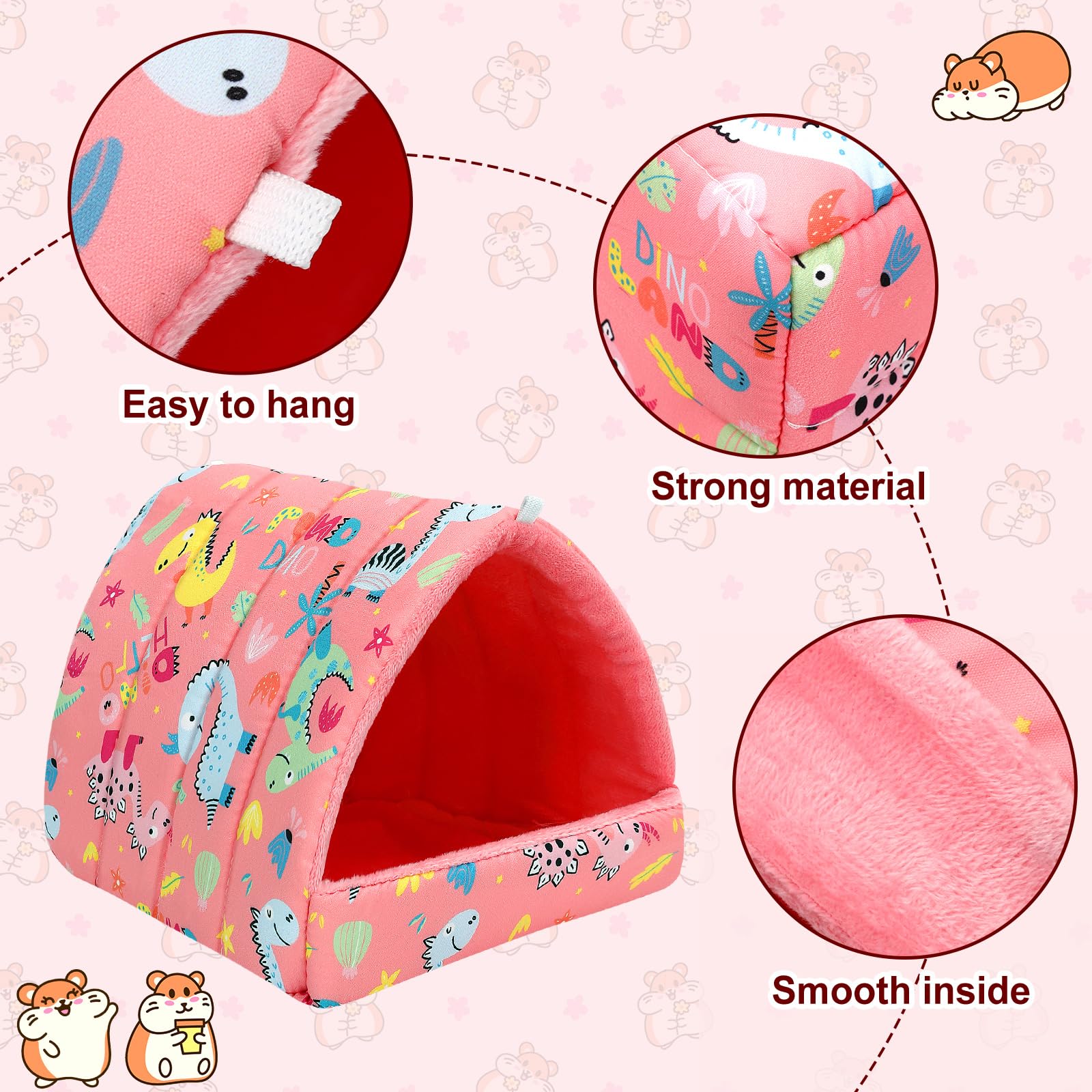 UPINS Guinea Pig Bed washable fabric demonstrates simple maintenance after daily use