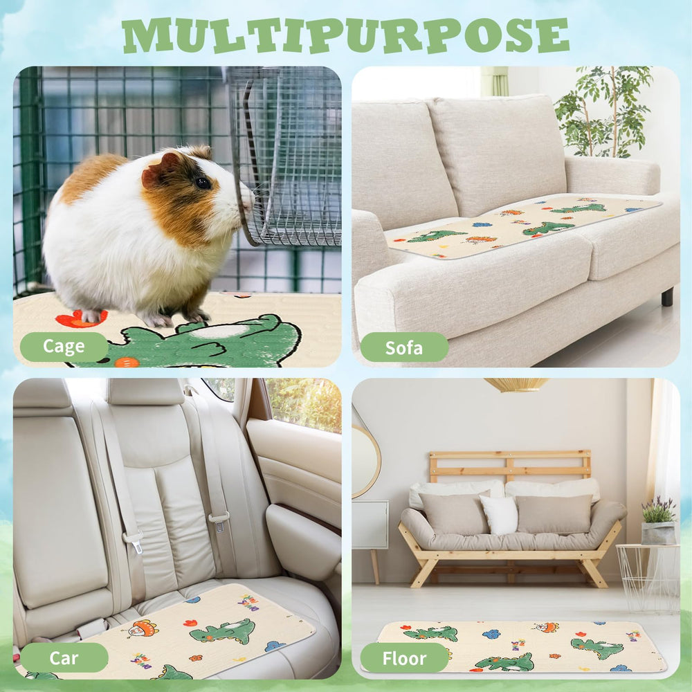 UPINS guinea pig pads fit most small cages for versatile use.