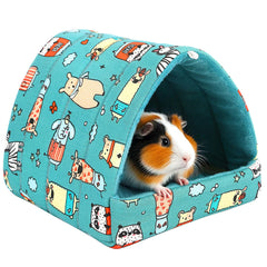 UPINS guinea pig hideout front view cozy shelter for small pets