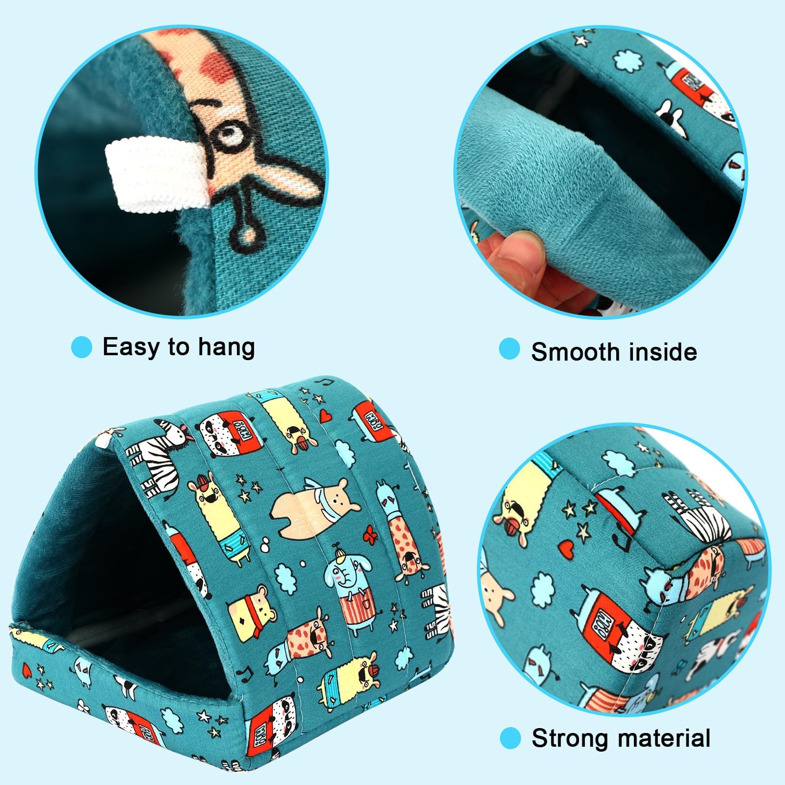 UPINS hideout is machine washable for easy pet-care cleaning.