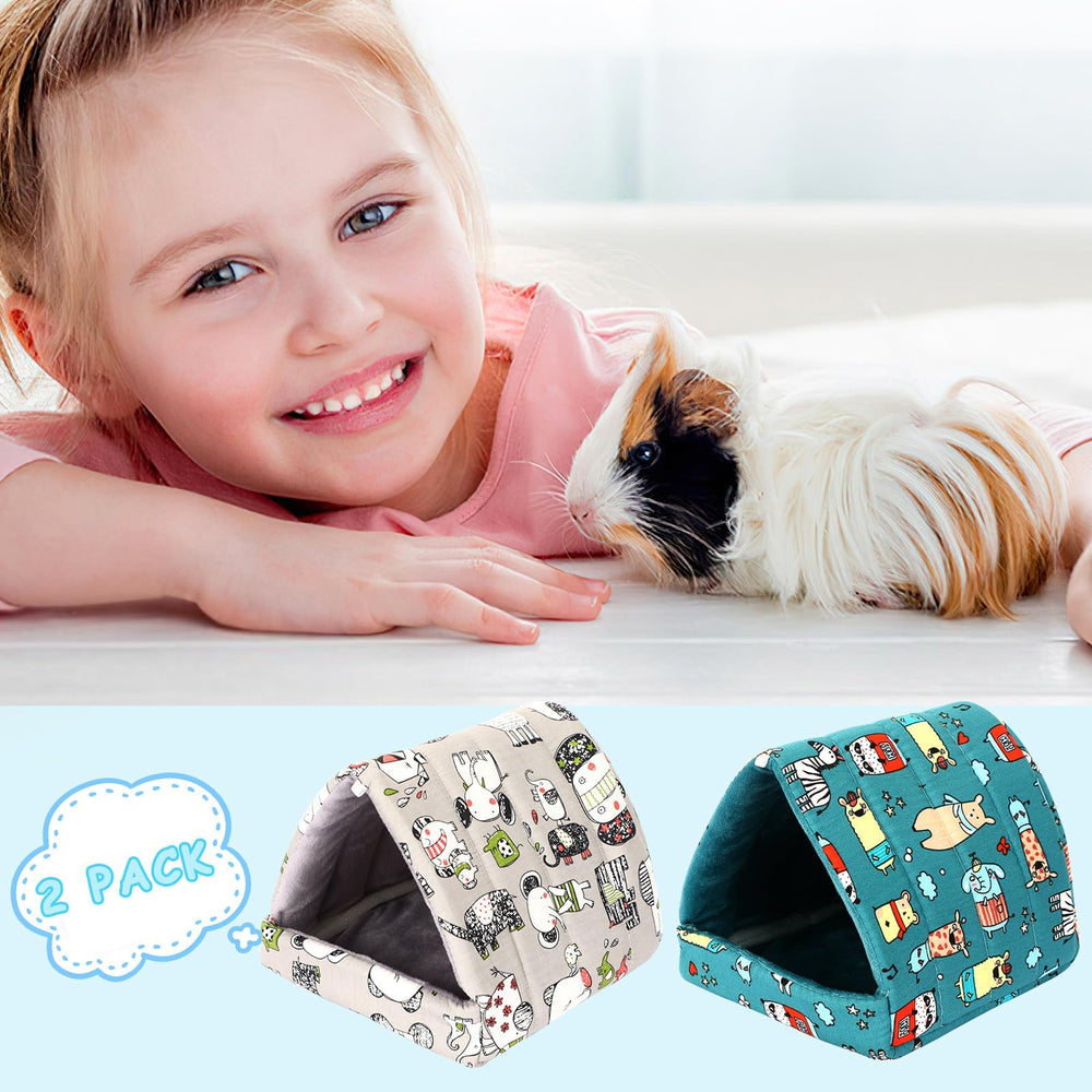 UPINS multi-functional small-animal house serves as bed and hiding spot.