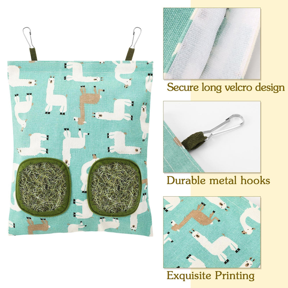 UPINS hay bag durable material closeup highlights abrasion-resistant stitching