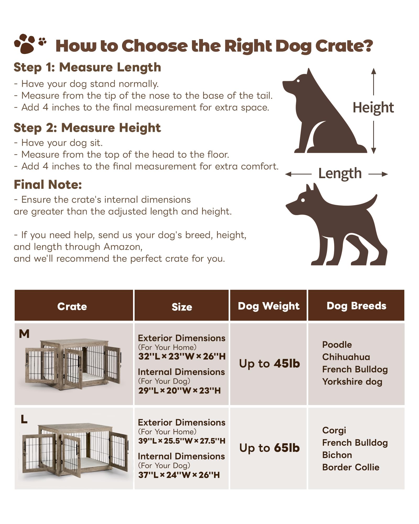 Upolana dog crate furniture metal fence detail combines durability with style.