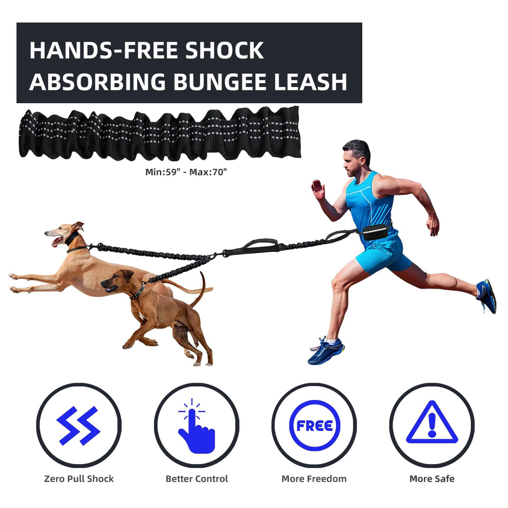 Uppetly dual dog leash attaching to two dogs for coordinated strolls