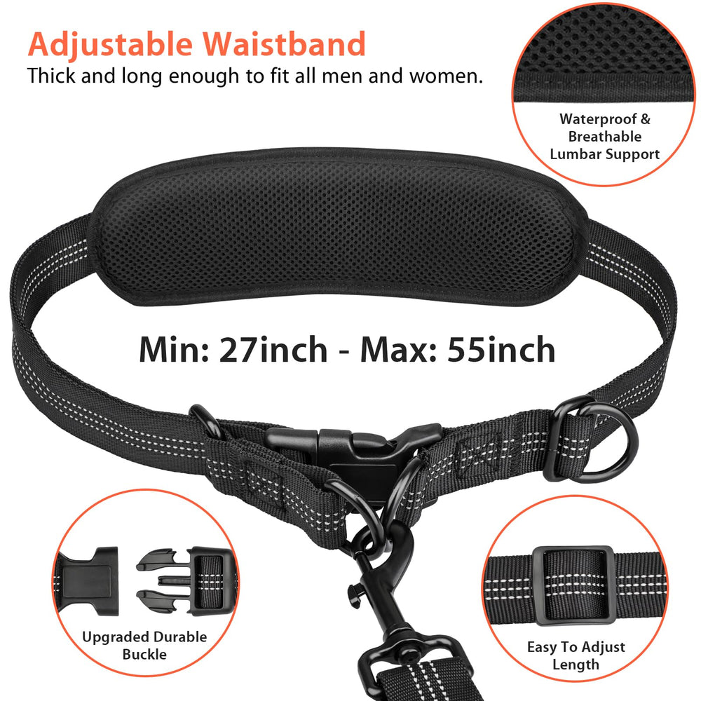 Uppetly dual handles with neoprene padding offer comfortable, quick control