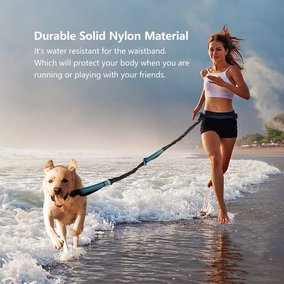 uppetly medium-dog-size leash suits 8-25 lb dogs.