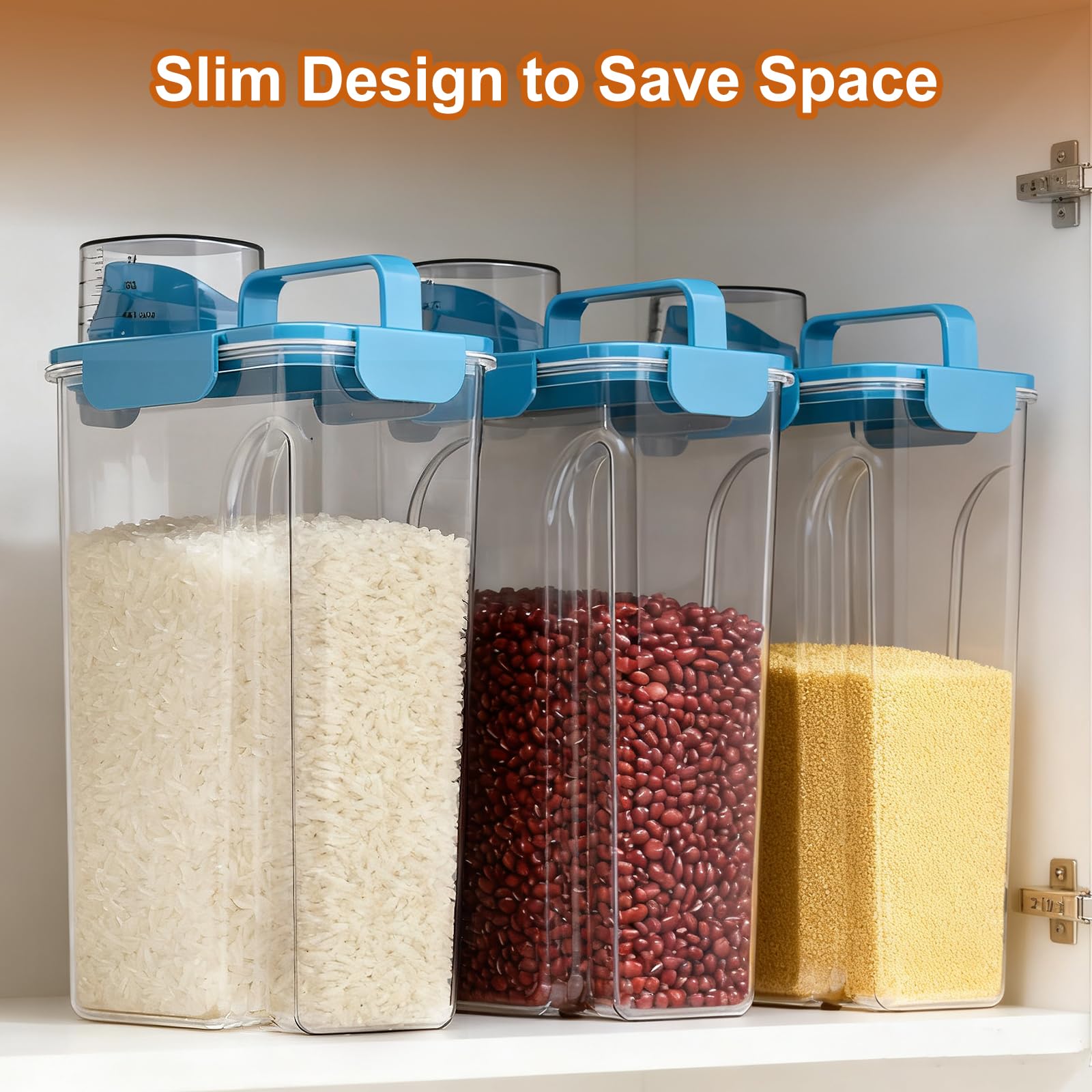Uppetly versatile-dry-food-storage suitable for kibble, rice, and grains