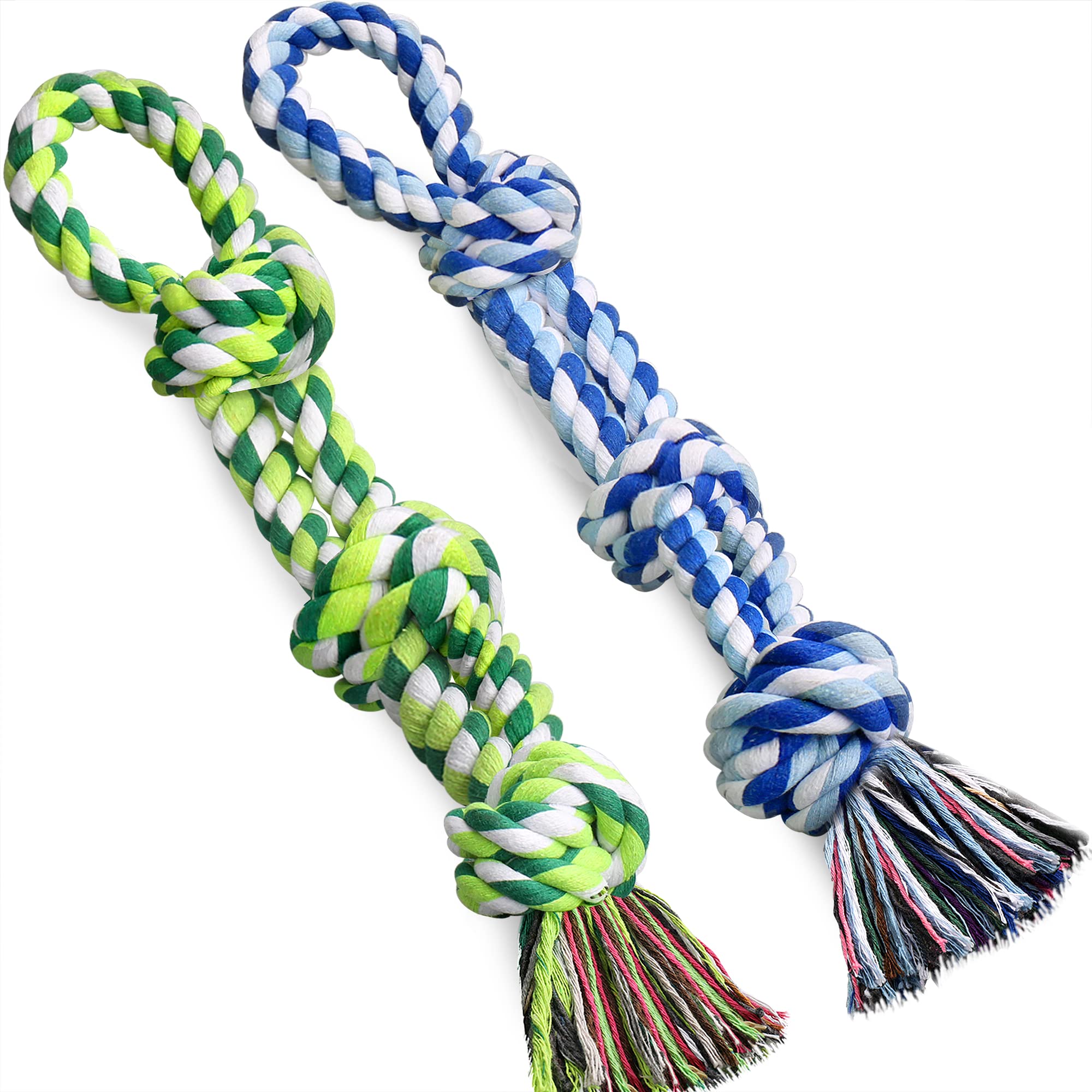 UPSKY dog rope toy close-up showing durable knots for aggressive chewers
