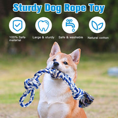 UPSKY rope toy during tug-of-war for interactive play with your dog