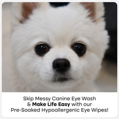 Uproot Clean cat eye wipes close-up highlighting soothing texture for irritations