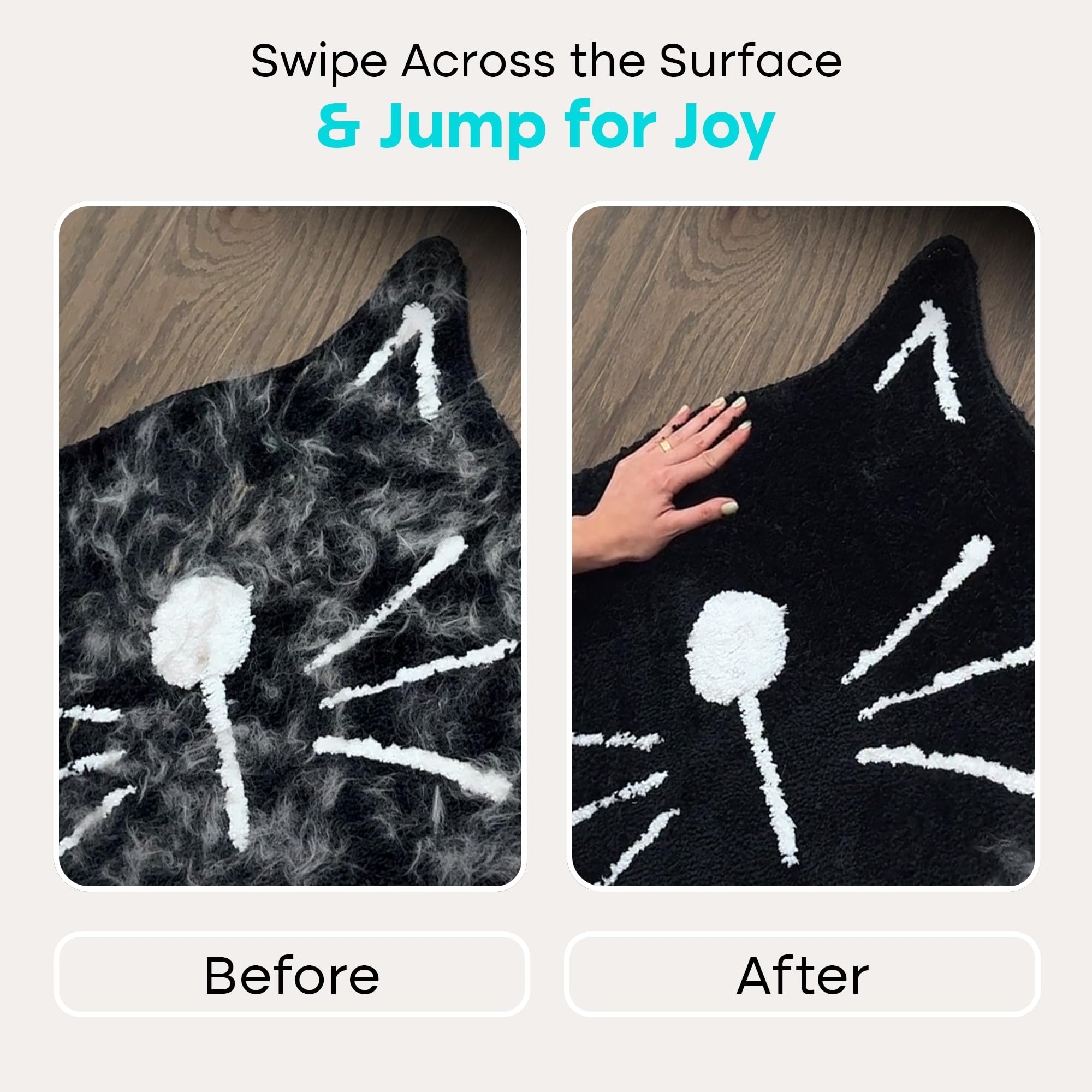 Uproot Clean pet hair glove grooming dogs while removing loose fur.