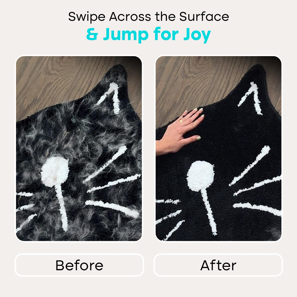 Uproot Clean pet hair glove grooming dogs while removing loose fur.