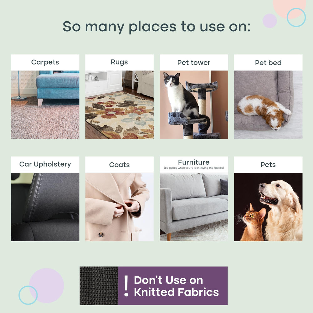 Uproot Cleaner Pro car-detailing shot with hair-free seats