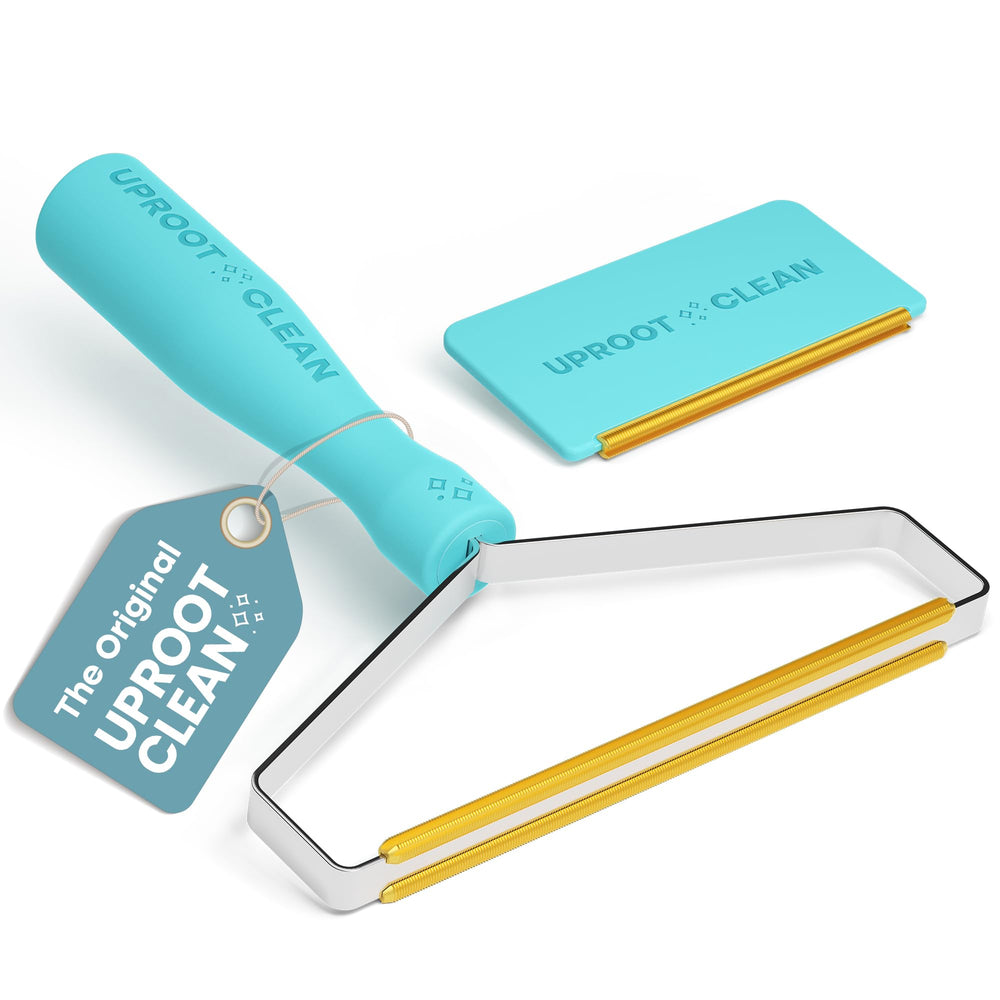 Uproot Cleaner Pro front view showing quick couch cleanups and embedded hair removal