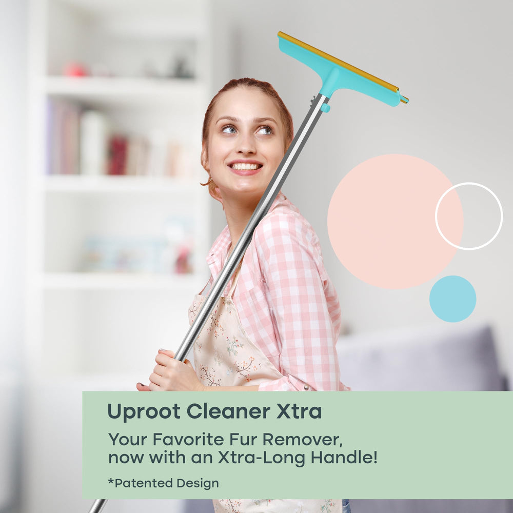 Uproot Clean Xtra curtains demonstrate versatile cleaning on drapes.