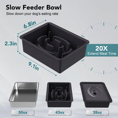 UPSKY no-spill water bowl reduces splashes for cleaner fur.