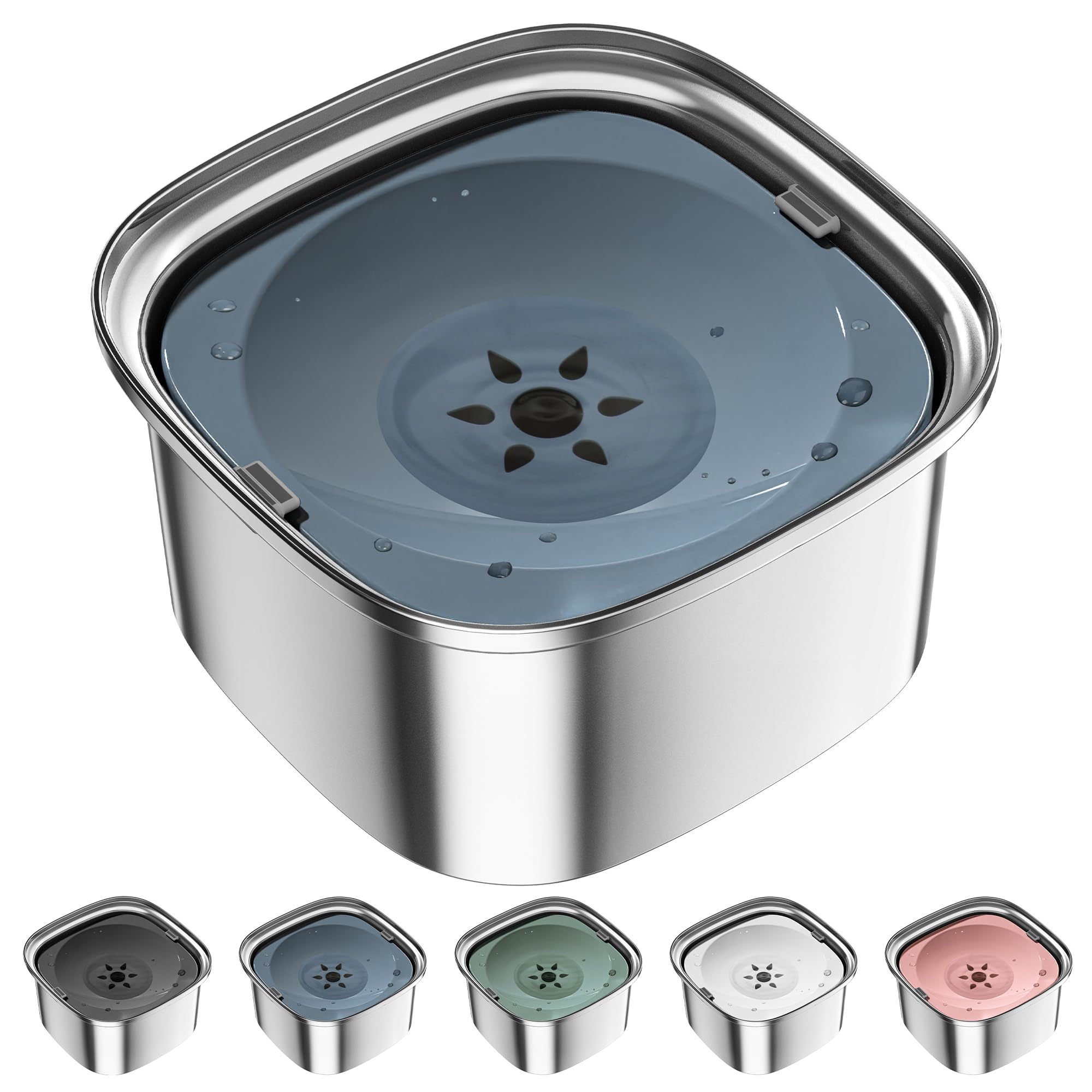 UPSKY 3L dog water bowl showing its 101oz capacity for long outings