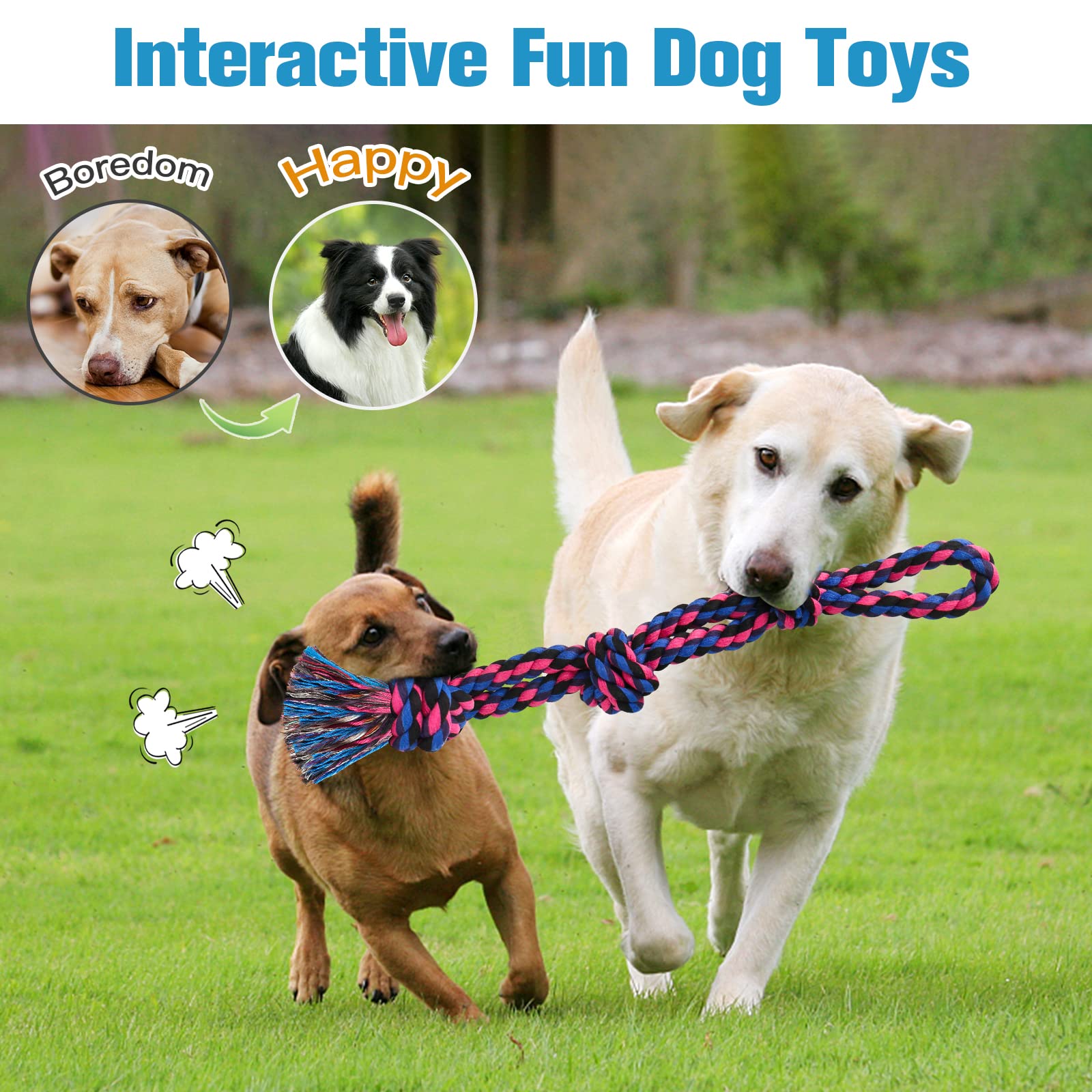 Upsky heavy-duty rope toy designed for medium to large dogs.