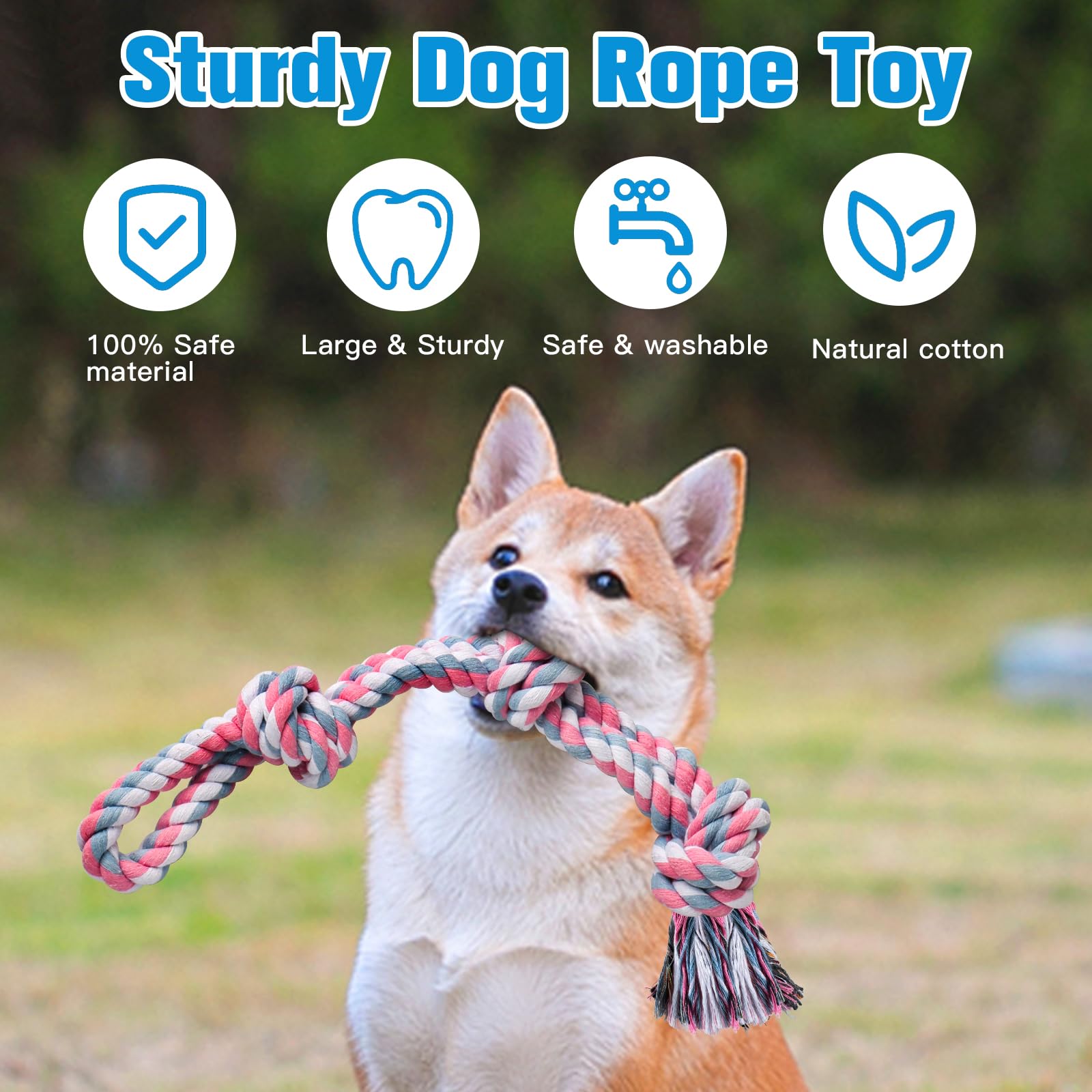 Upsky juego tira y afloja cuerda para perro en casa