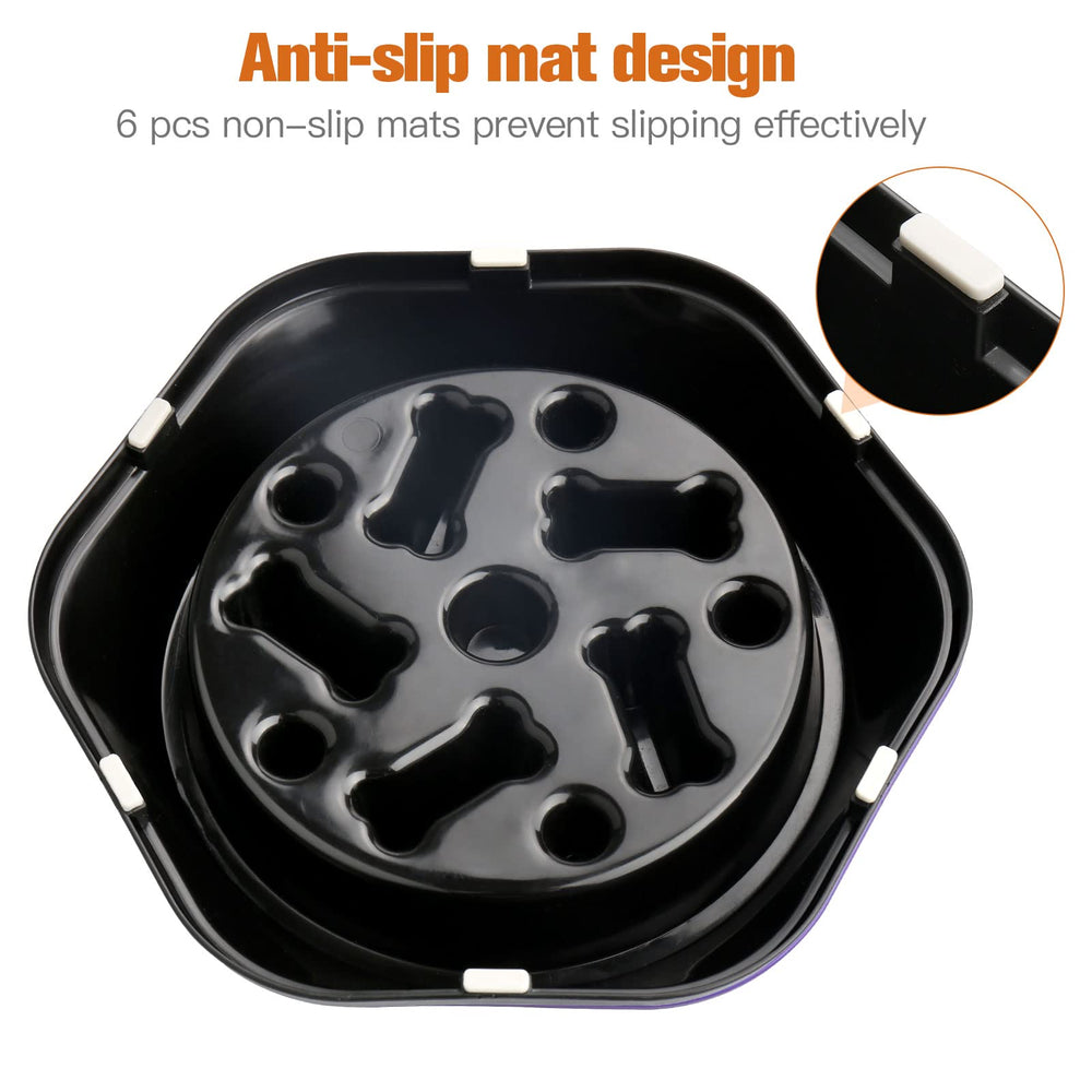 UPSKY Slow Feeder has 1-2 cup capacity for small to medium dogs.