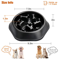 UPSKY Slow Feeder bowl is dishwasher-safe for easy cleanup after meals.