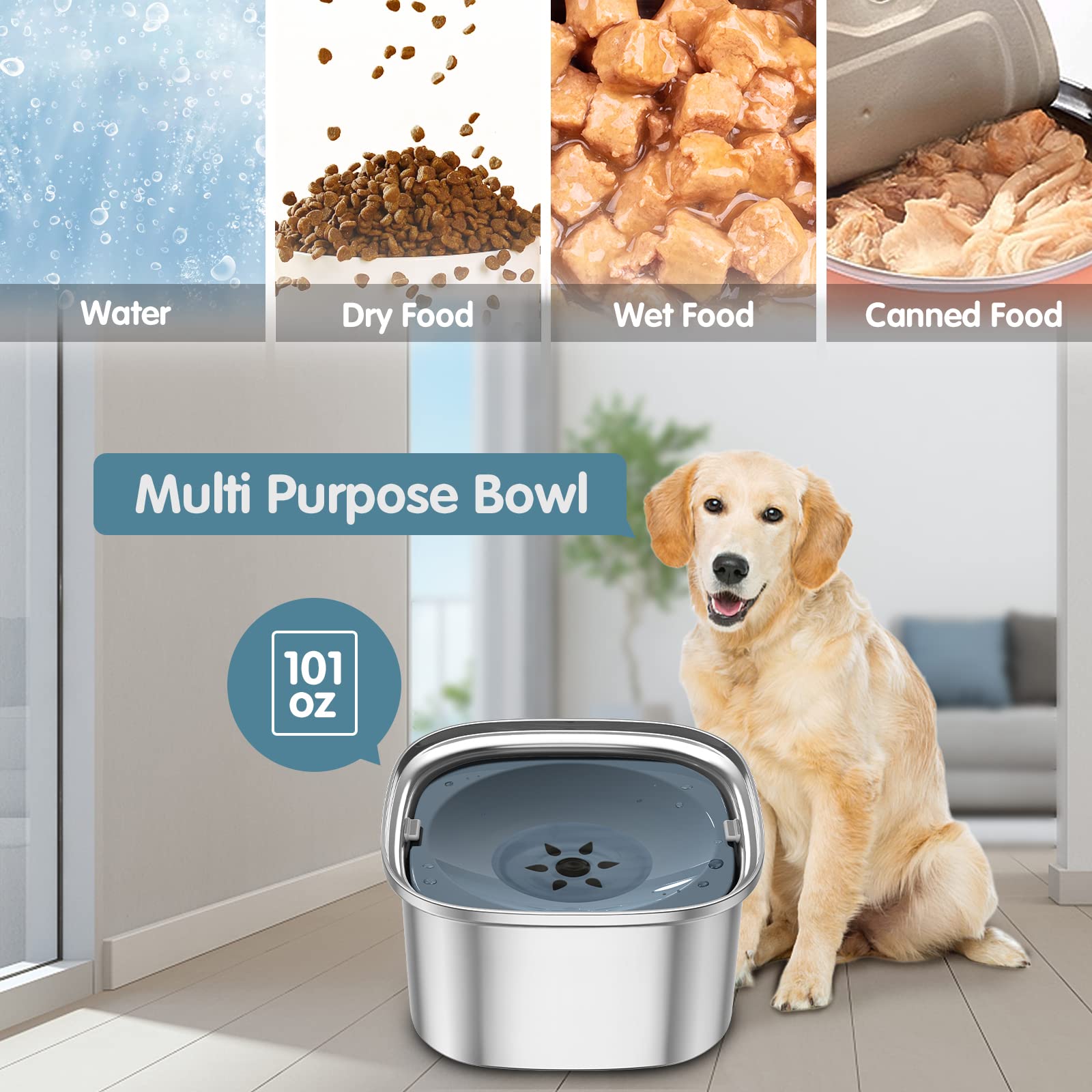 UPSKY travel ready water bowl for pets on the go