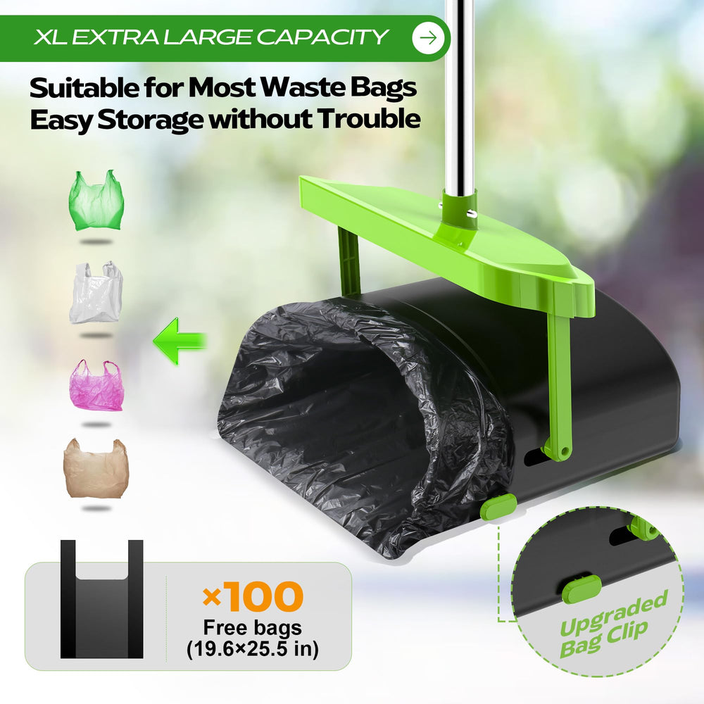 UpSky includes 100 waste bags for quick, mess-free disposal.