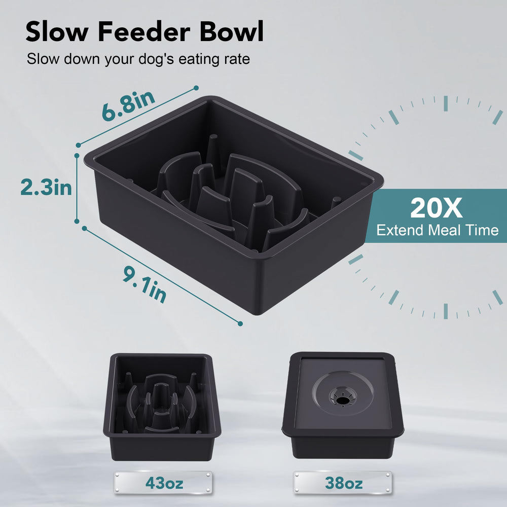 UPSKY anti-slip footpads keep bowls steady on any floor.