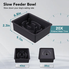 UPSKY anti-slip footpads keep bowls steady on any floor.