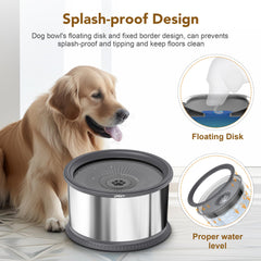 Upsky anti-slip mat provides a stable feeding surface and prevents spills.