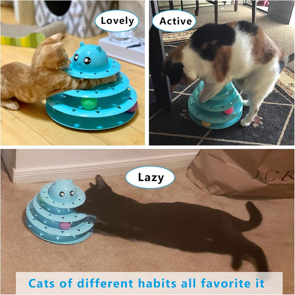UPSKY Cat Toy Roller anti-slip mat image highlights stable play surface