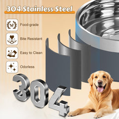 UPSKY versatile setup for dry food, wet food, water and snacks for daily meals.