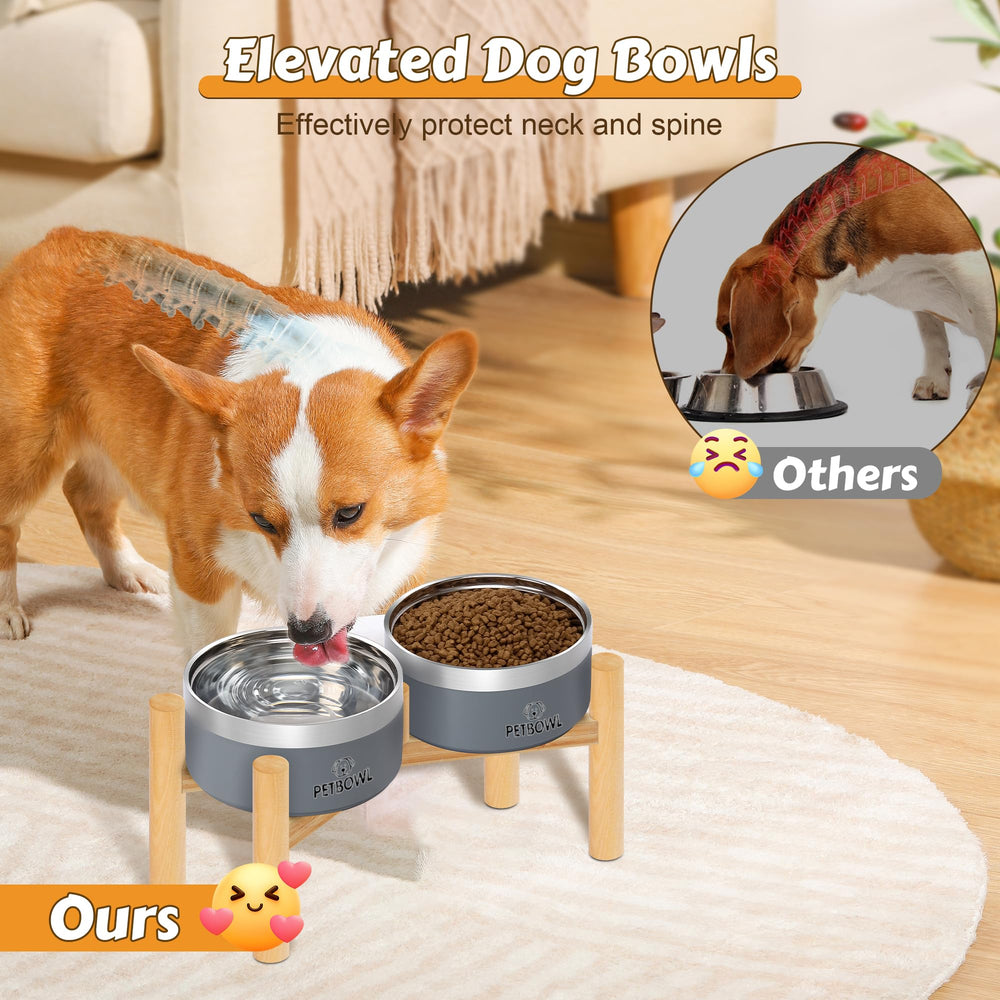 UPSKY stainless steel bowls are easy to clean and durable for daily use.