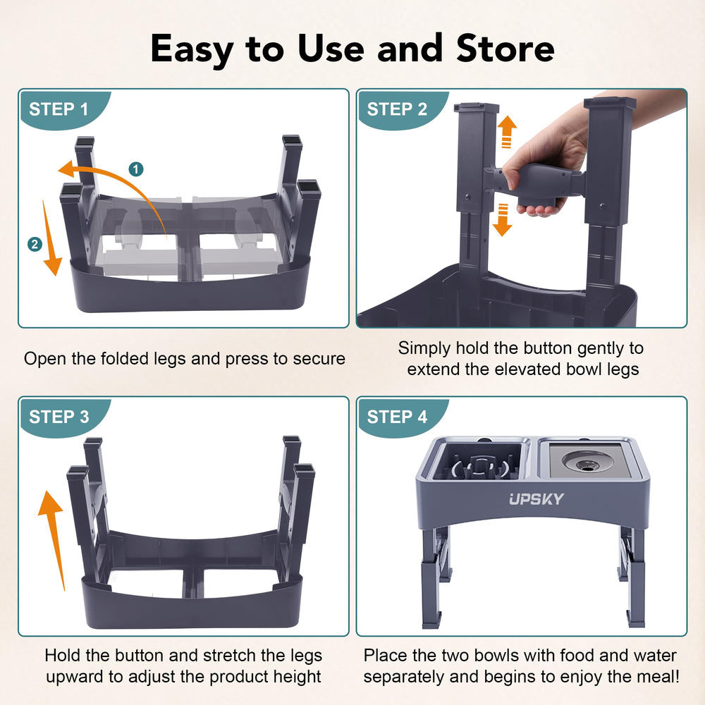 UPSKY foldable, tool-free assembly for travel and storage