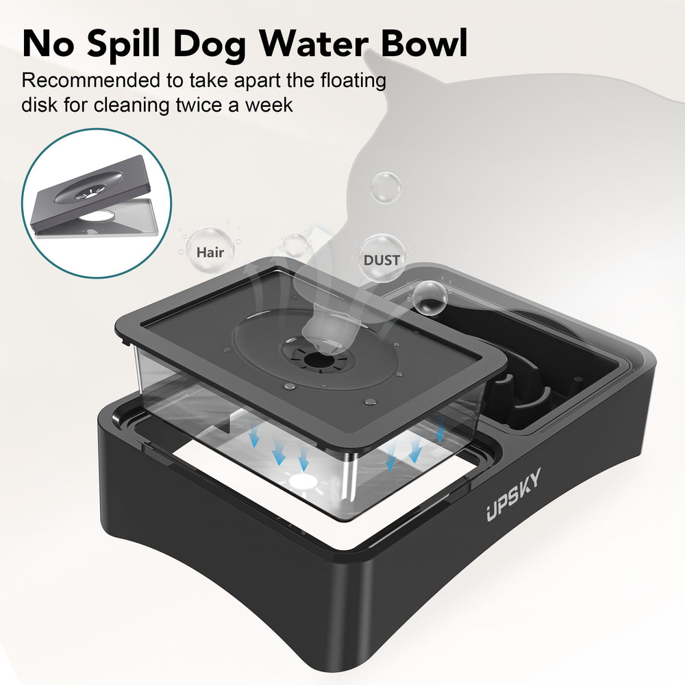 UPSKY four-height-adjustable stand adapts as dogs grow.