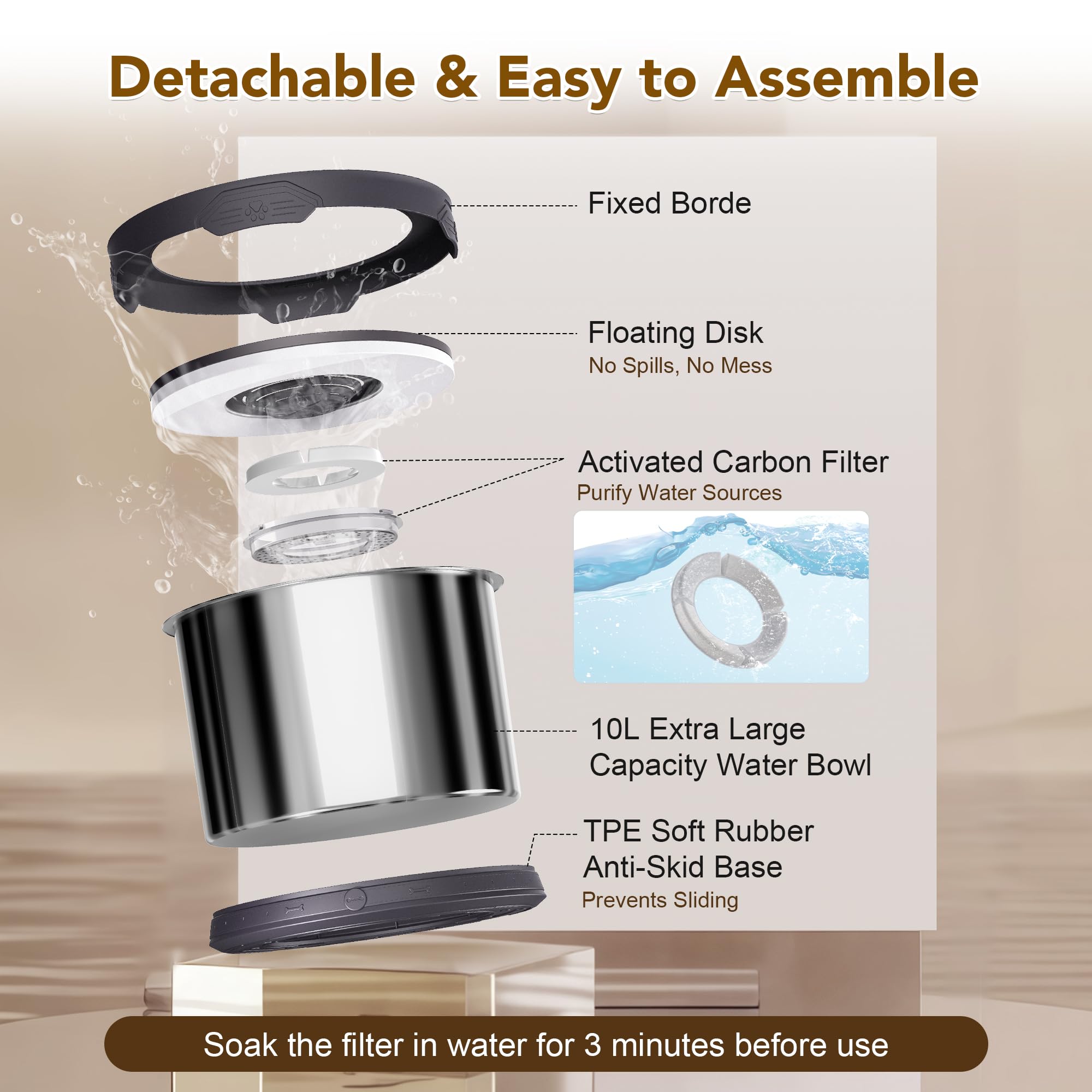 UPSKY indoor/outdoor gray bowl suits homes, vehicles, and yards