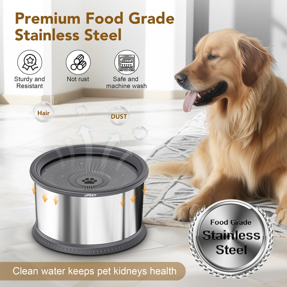 Upsky large-capacity bowl suits multi-pet households with fewer refills.